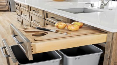 improve storage with custom kitchen cabinets