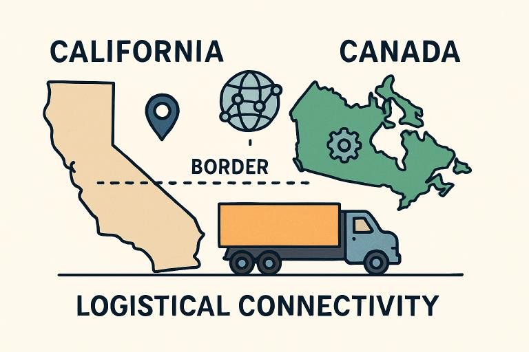 streamlining freight shipping between california and canada