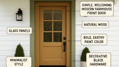 how modern farmhouse entry doors are redefining contemporary home style