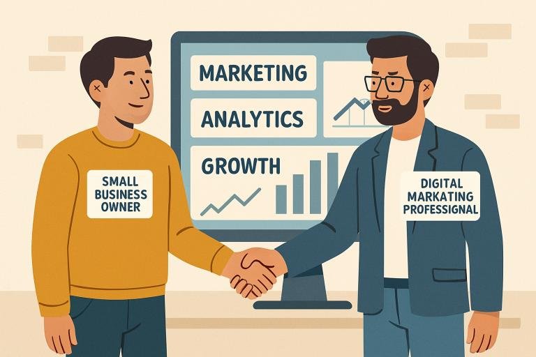 why small businesses benefit from partnering with a digital marketing agency