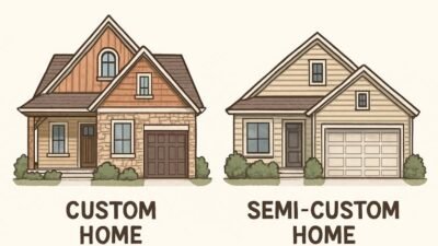 custom vs. semi custom homes