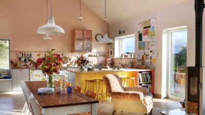 how to connect an open kitchen with other areas