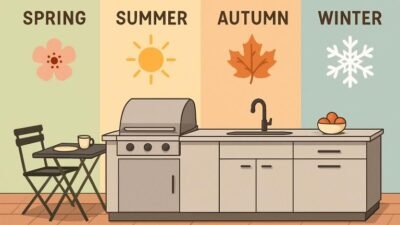 seasonal maintenance tips for outdoor kitchens