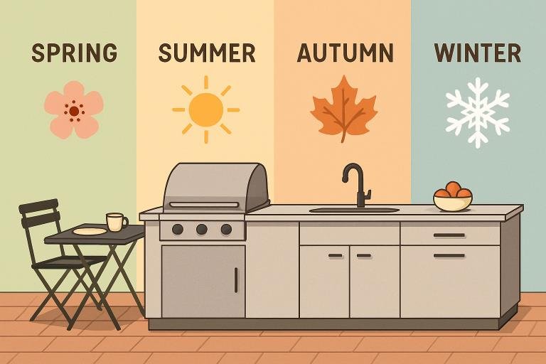 seasonal maintenance tips for outdoor kitchens