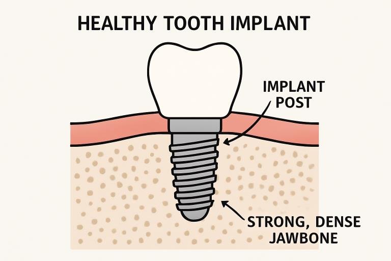 the connection between bone health and implant stability