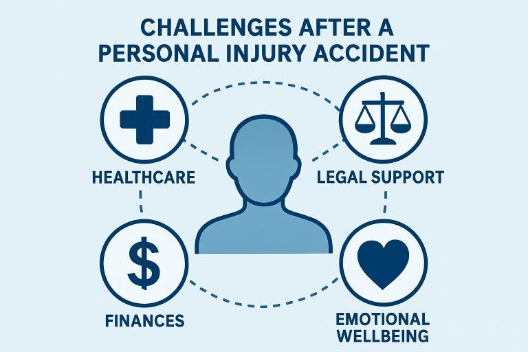 common challenges after a personal injury accident