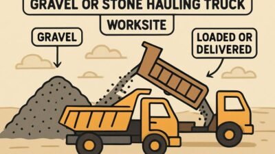 efficient methods for hauling gravel and crushed stone