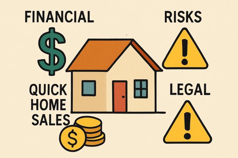 hidden costs and risks in quick home sales — and how to mitigate them