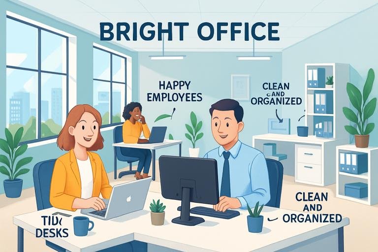 how a clean workplace boosts employee wellness and productivity