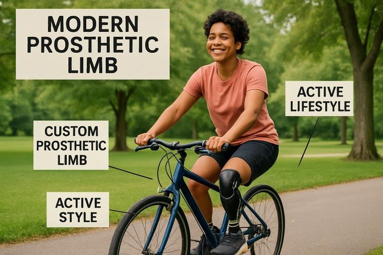 custom prosthetic limbs enhancing mobility and quality of life for amputees