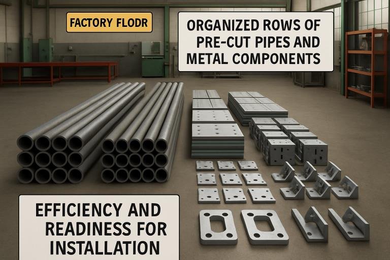 the value of pre cut and fabricated industrial materials