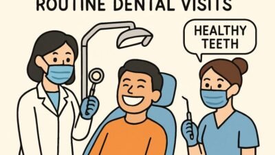 benefits of routine dental care for a healthy smile