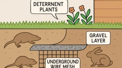 effective strategies for creating burrow barriers around your property