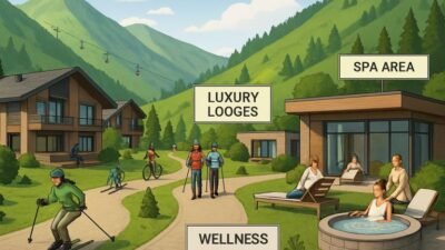 how ski resorts are redefining mountain living experiences