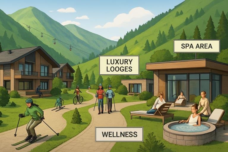 how ski resorts are redefining mountain living experiences