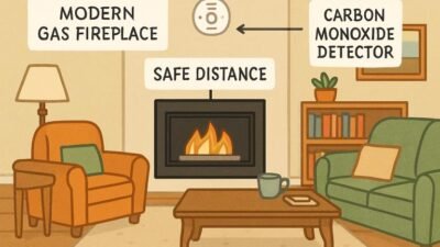 safe and efficient gas fireplace use at home