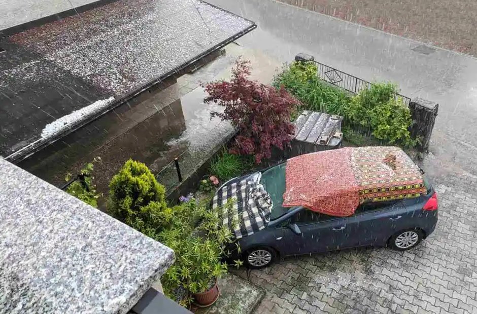 how to protect your car from hail damage this season
