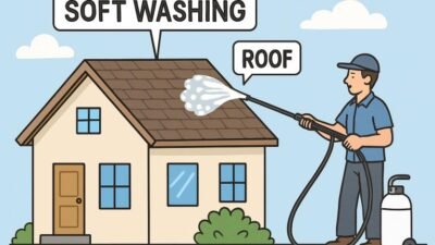 why professional soft washing is the safest, most effective solution for roof maintenance in north carolina