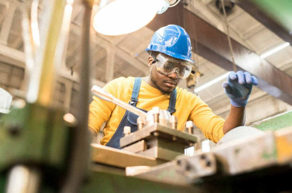 eye hazard assessment on the factory floor
