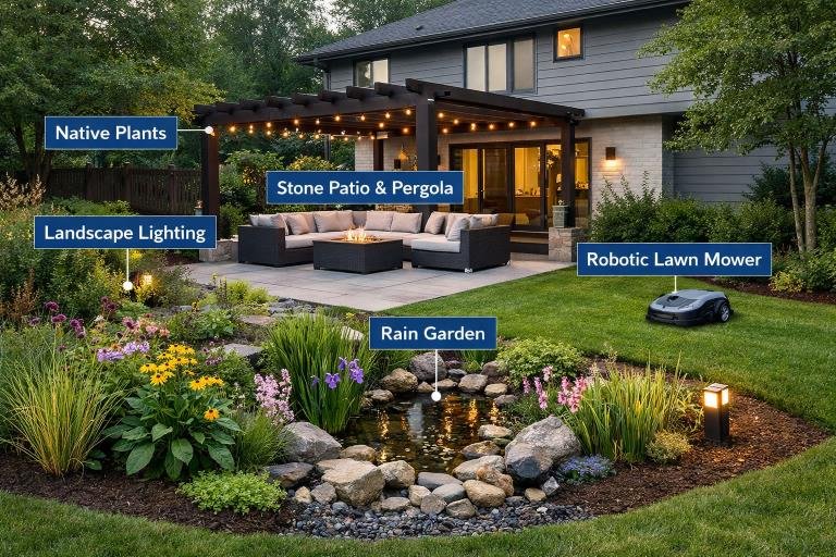 fresh trends in residential landscaping
