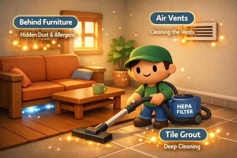 how deep cleaning promotes a healthier home environment