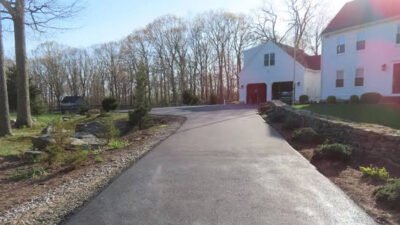base materials commonly used beneath an asphalt driveway