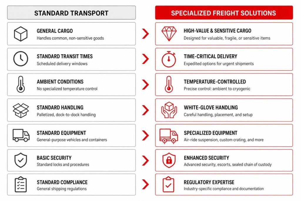 navigating complex shipping and specialized logisti