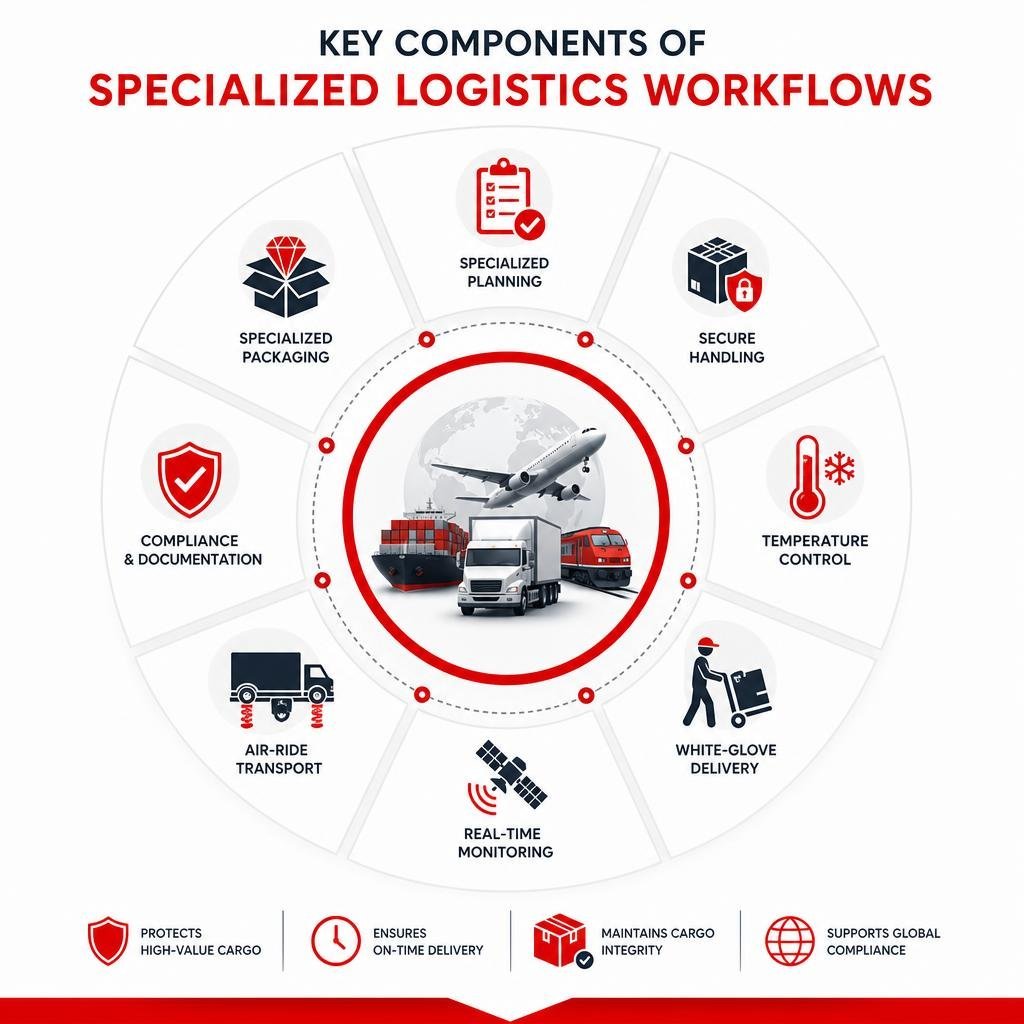 navigating complex shipping and specialized logistic
