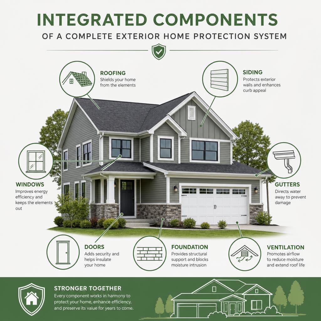protecting your home with residential roofing and exterior renovation