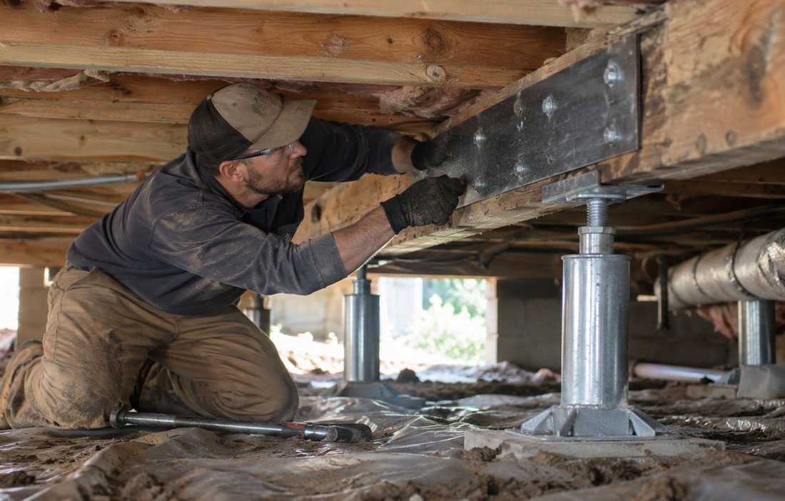 when crawl space repair requires girder reinforcement