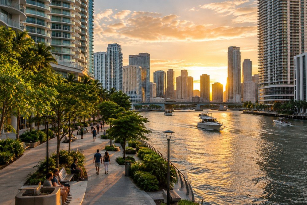 how miami s riverfront neighborhoods are shaping luxury living